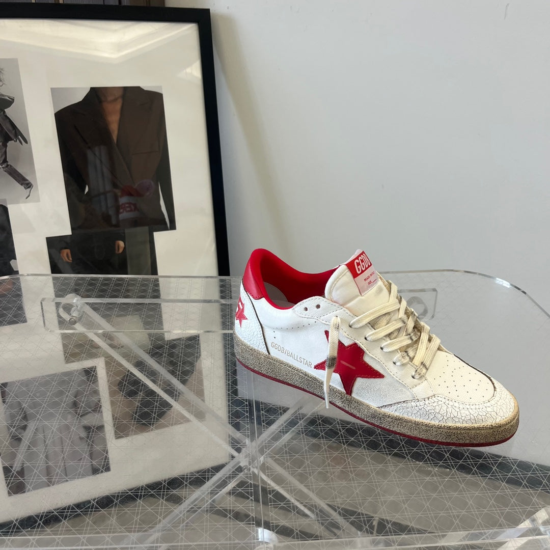 Golden Goose Vintage Distressed Sneakers #137