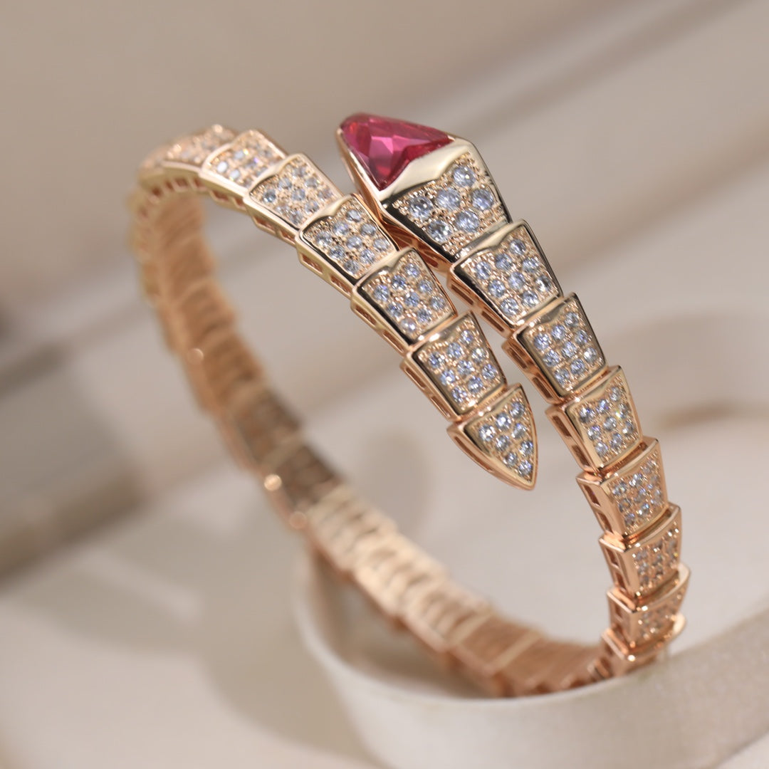 BVLGARI Crystal Serpenti Bracelet