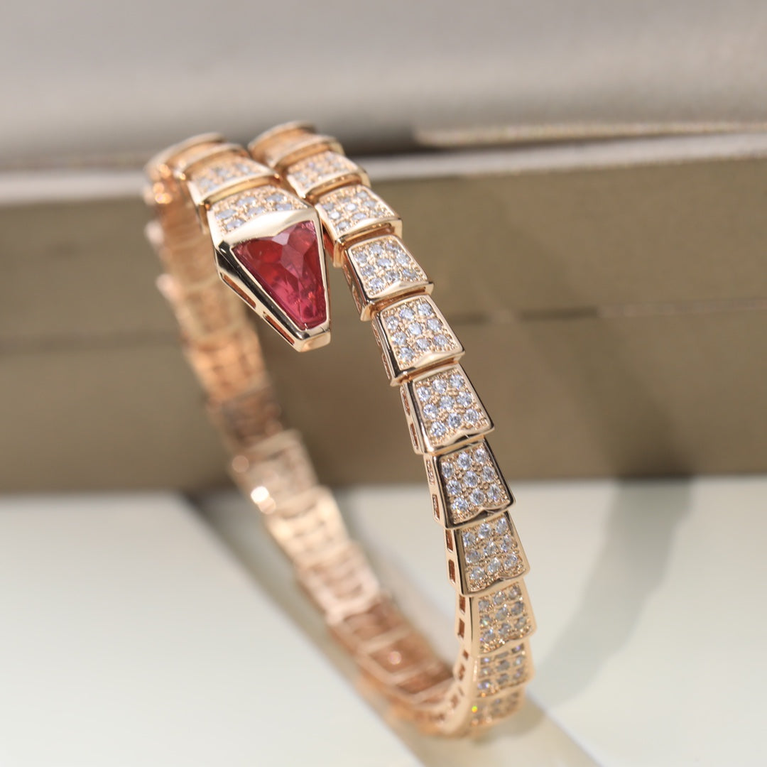 BVLGARI Crystal Serpenti Bracelet