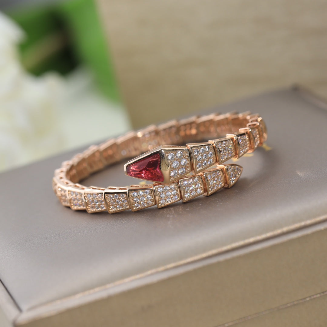 BVLGARI Crystal Serpenti Bracelet