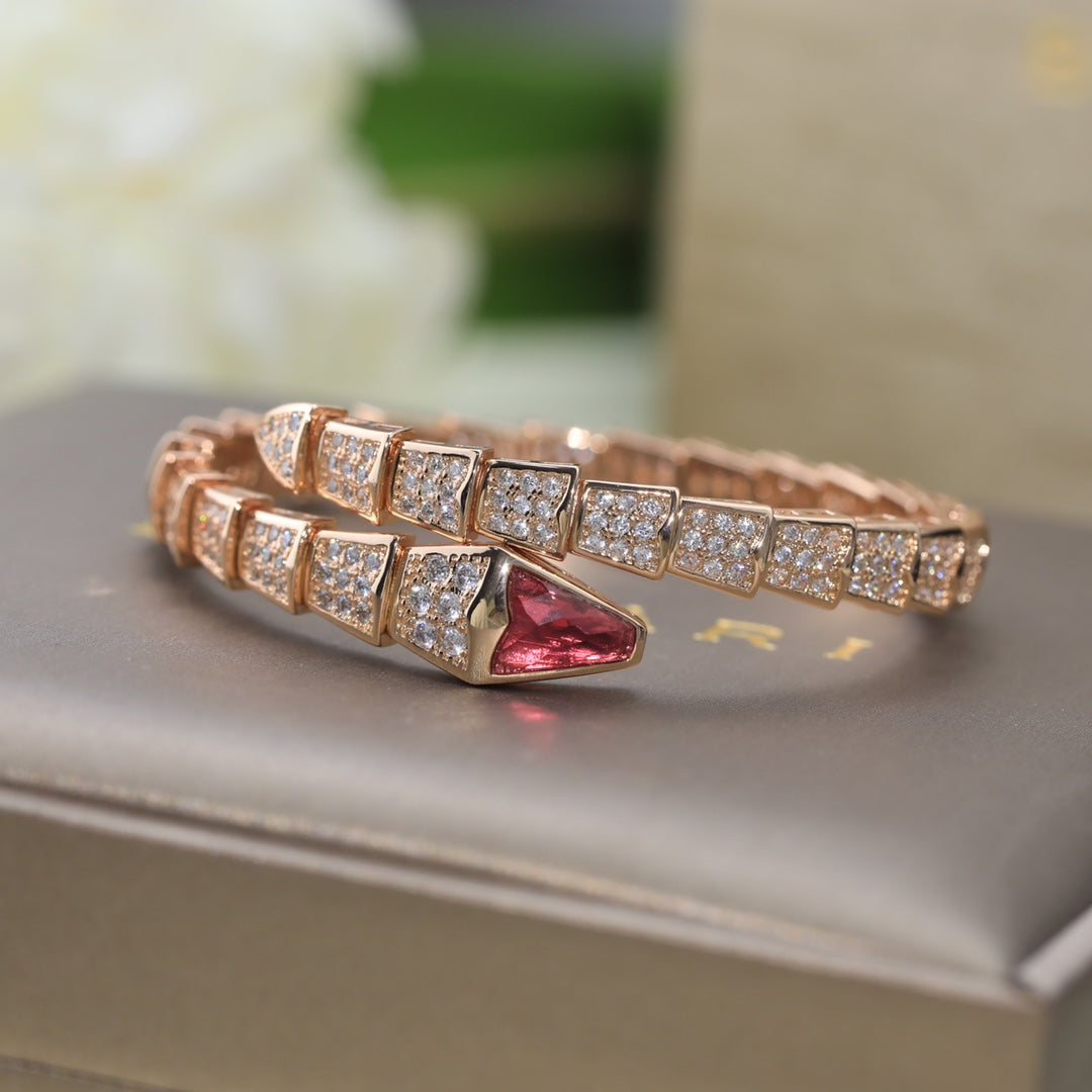 BVLGARI Crystal Serpenti Bracelet