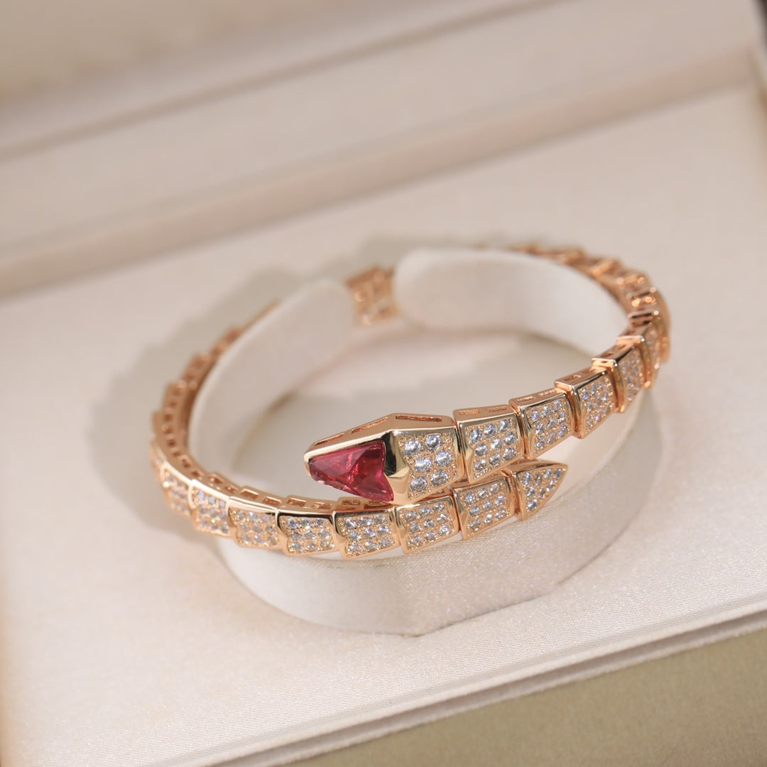 BVLGARI Crystal Serpenti Bracelet