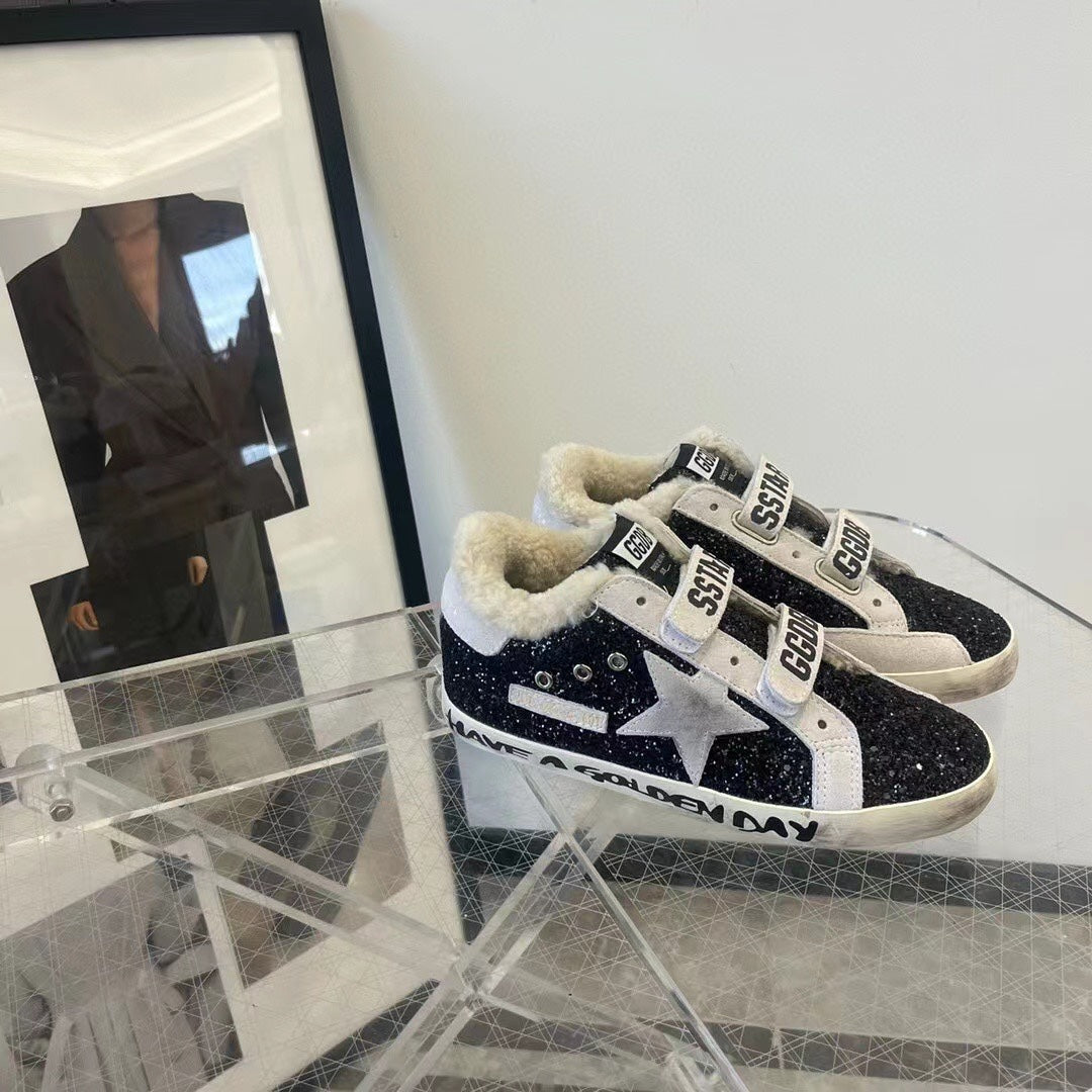 Golden Goose Vintage Distressed Sneakers #033