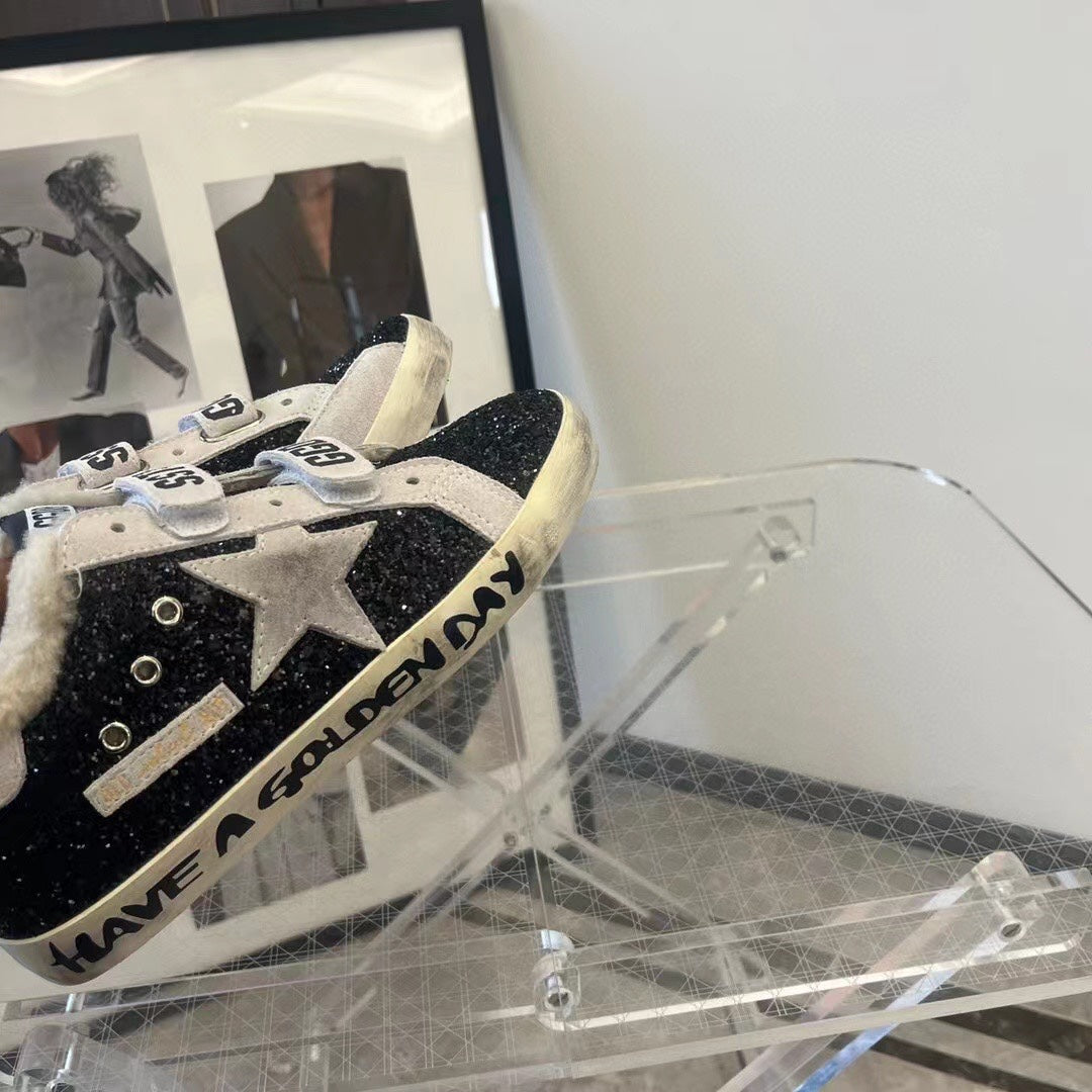 Golden Goose Vintage Distressed Sneakers #033