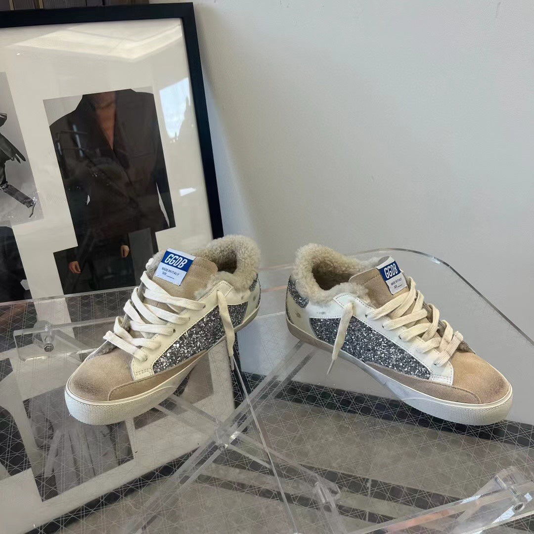 Golden Goose Vintage Distressed Sneakers #031