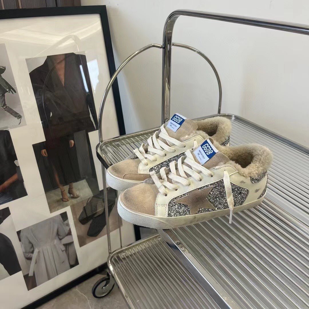 Golden Goose Vintage Distressed Sneakers #031