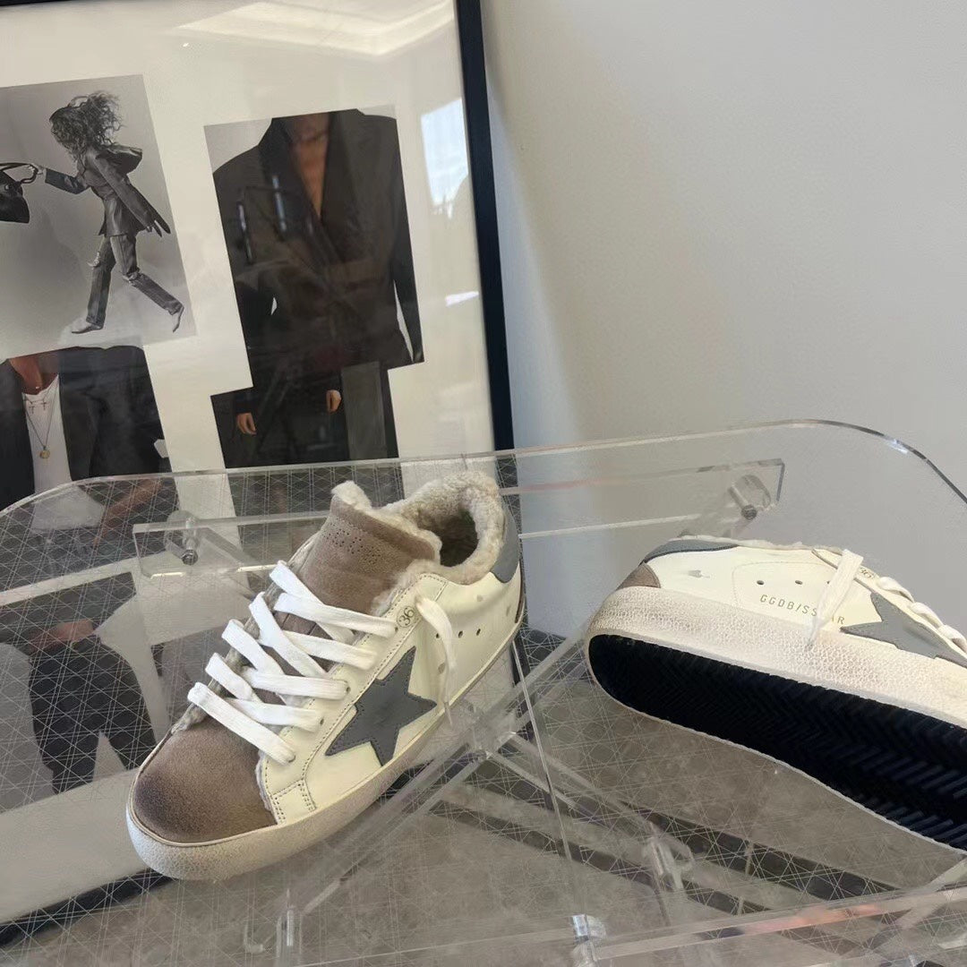 Golden Goose Vintage Distressed Sneakers #032