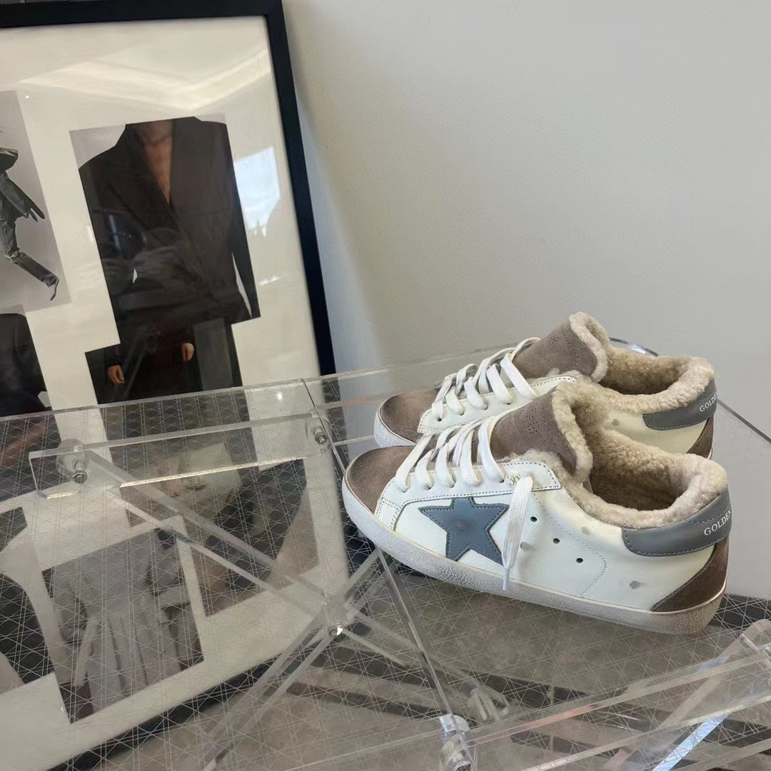 Golden Goose Vintage Distressed Sneakers #032