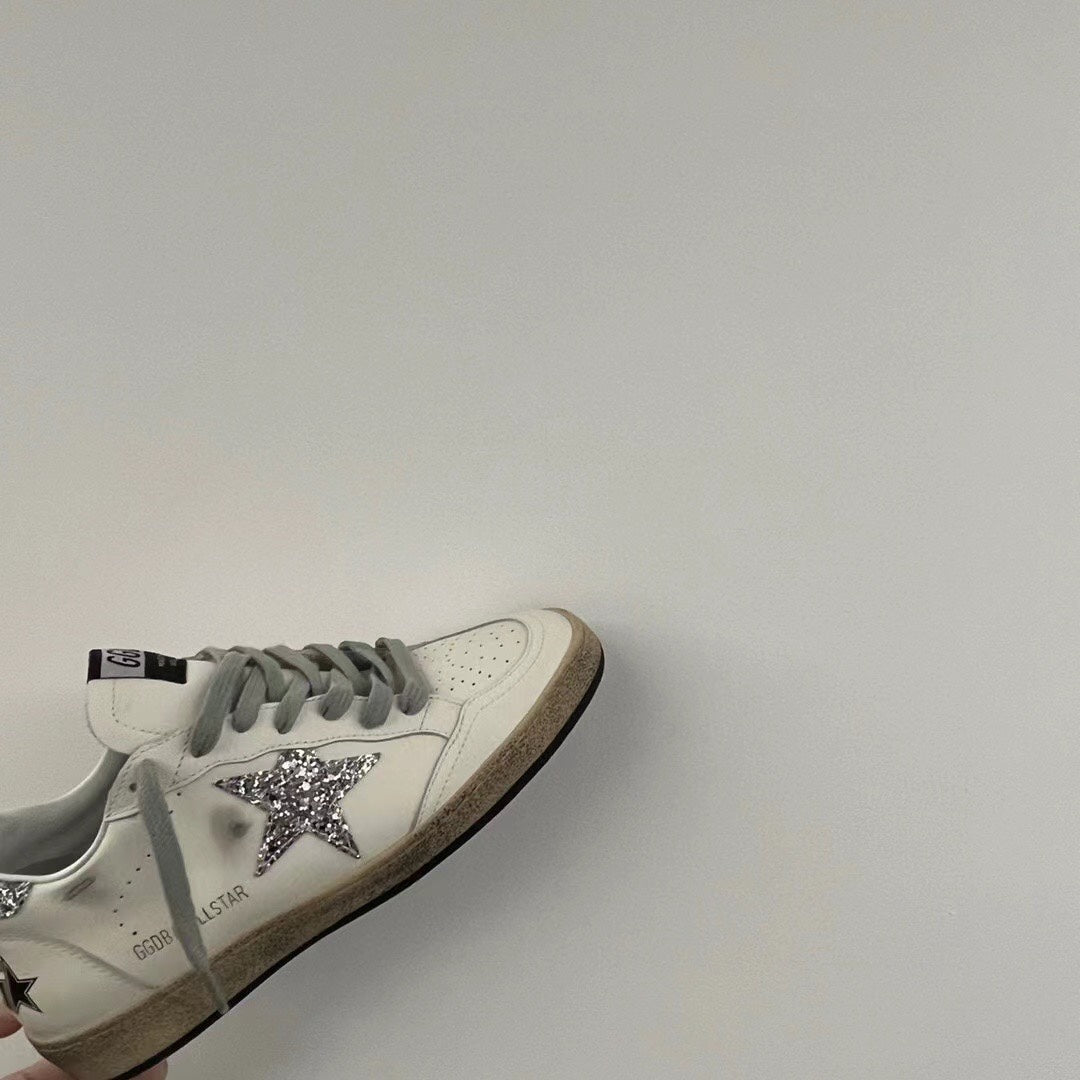 Golden Goose Vintage Distressed Sneakers #156