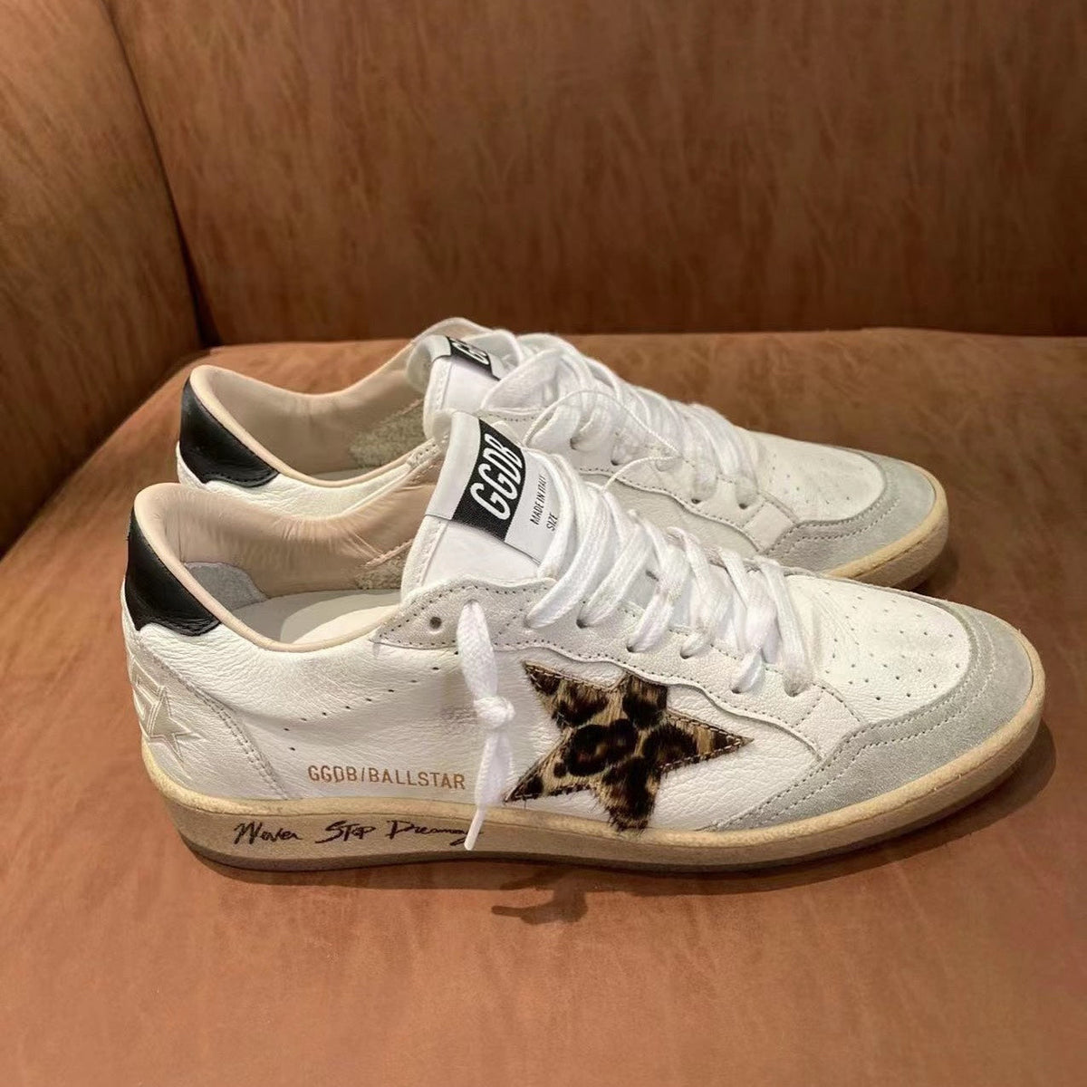Golden Goose Vintage Distressed Sneakers #281