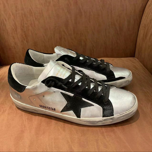 Golden Goose Vintage Distressed Sneakers #296