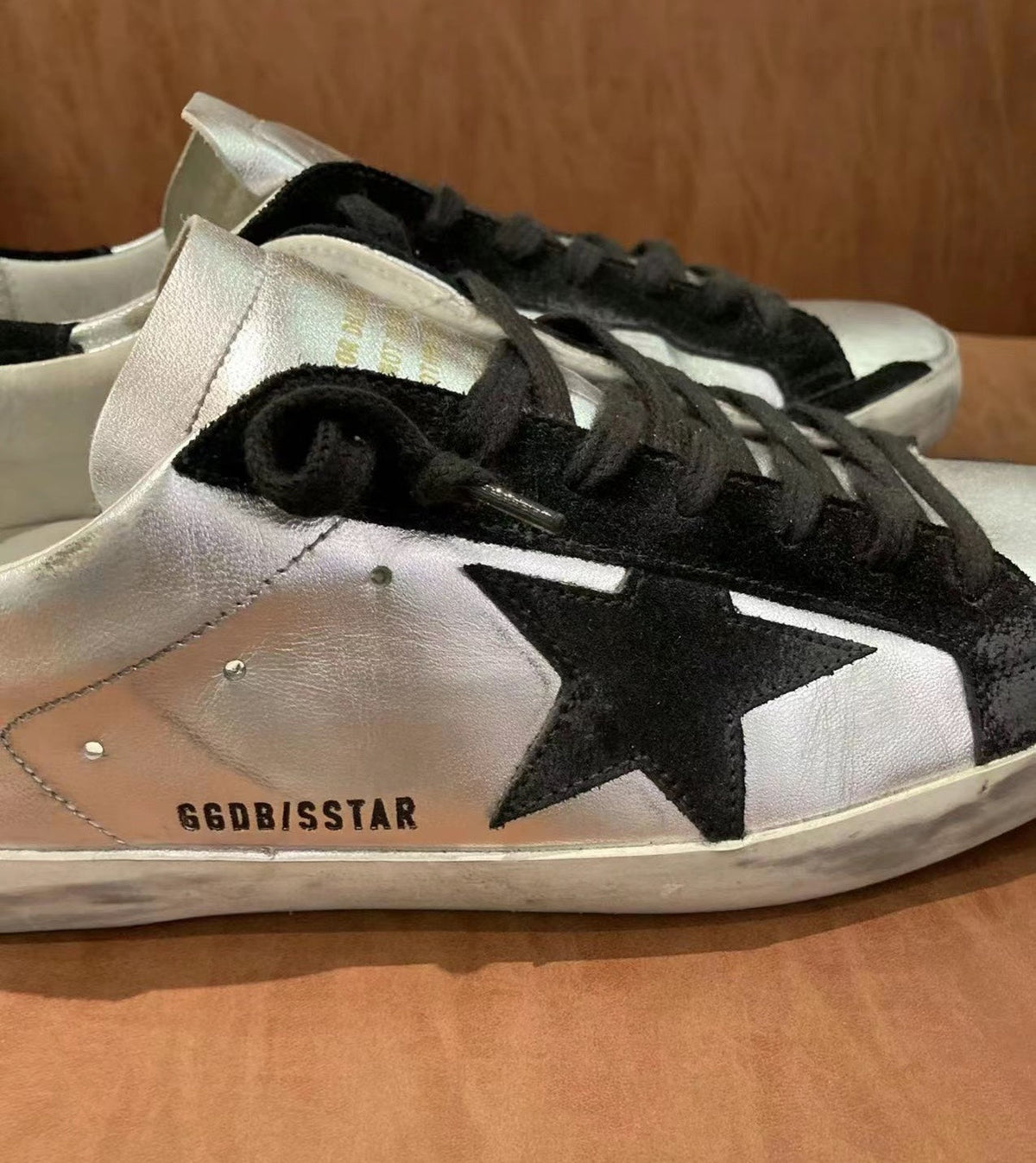Golden Goose Vintage Distressed Sneakers #296