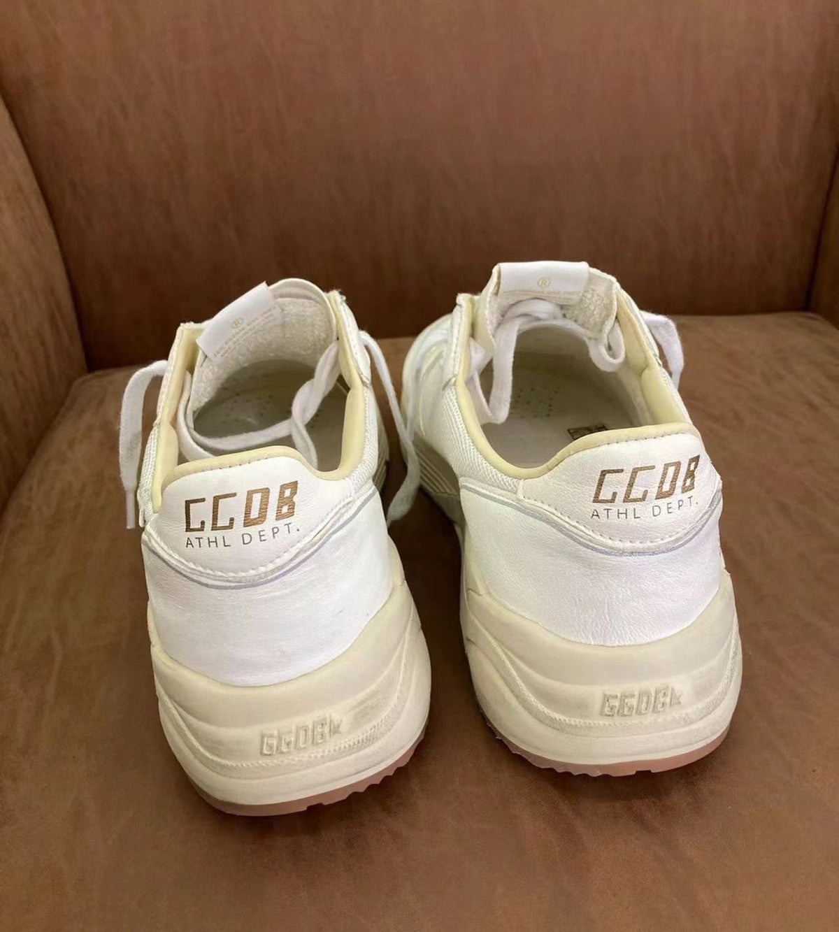 Golden Goose Vintage Distressed Sneakers #268