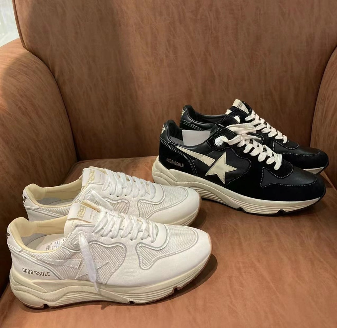 Golden Goose Vintage Distressed Sneakers #268
