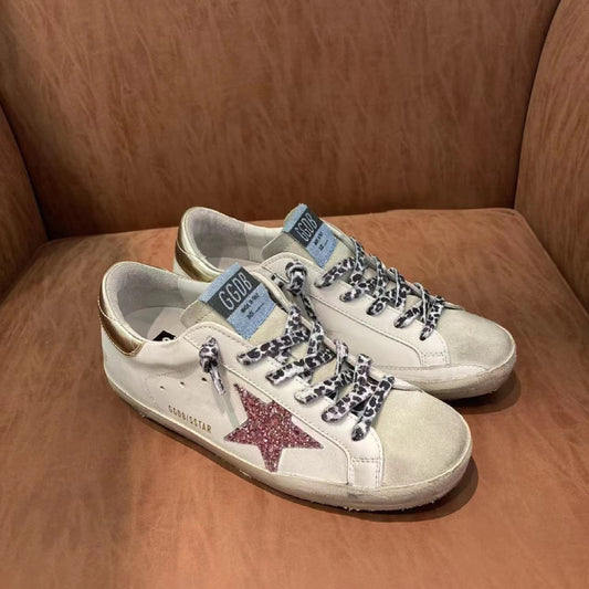 Golden Goose Vintage Distressed Sneakers #256
