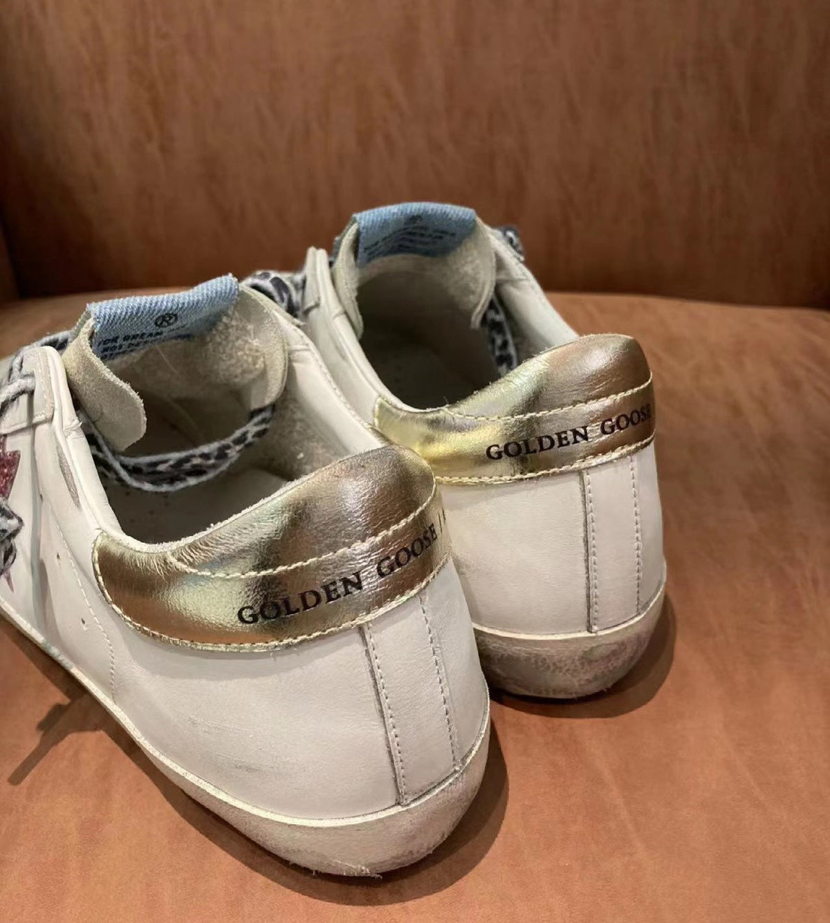 Golden Goose Vintage Distressed Sneakers #256