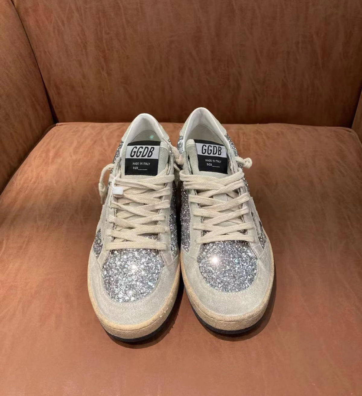 Golden Goose Vintage Distressed Sneakers #302