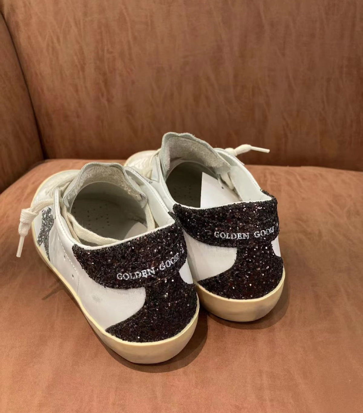Golden Goose Vintage Distressed Sneakers #182