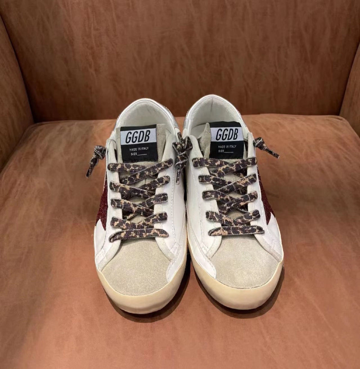 Golden Goose Vintage Distressed Sneakers #113