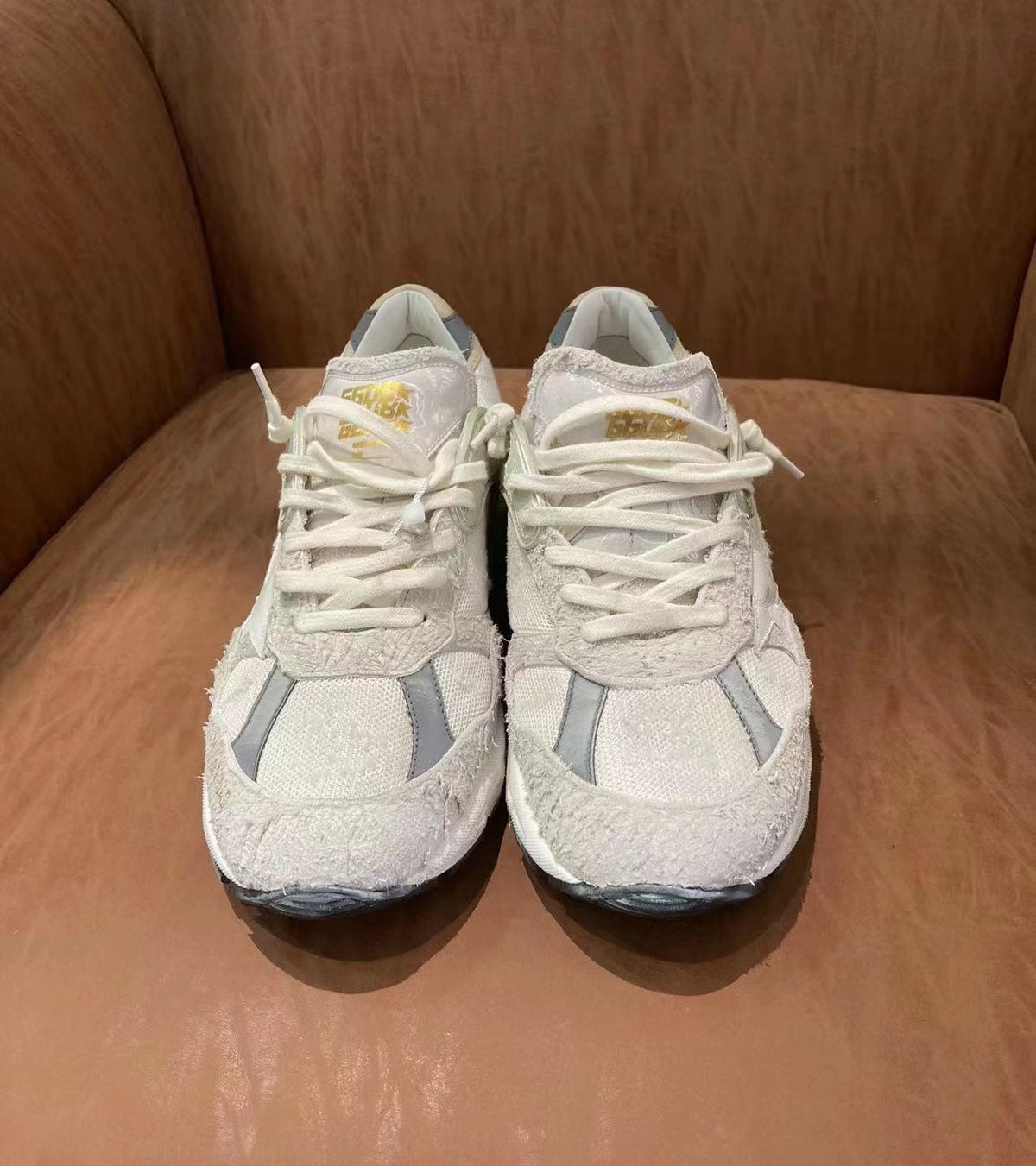 Golden Goose Vintage Distressed Sneakers #266