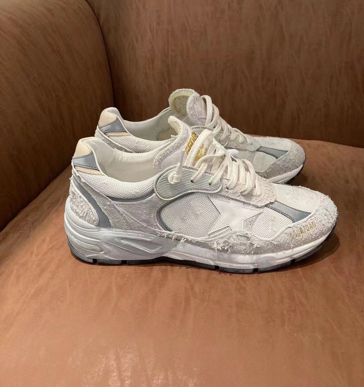 Golden Goose Vintage Distressed Sneakers #266