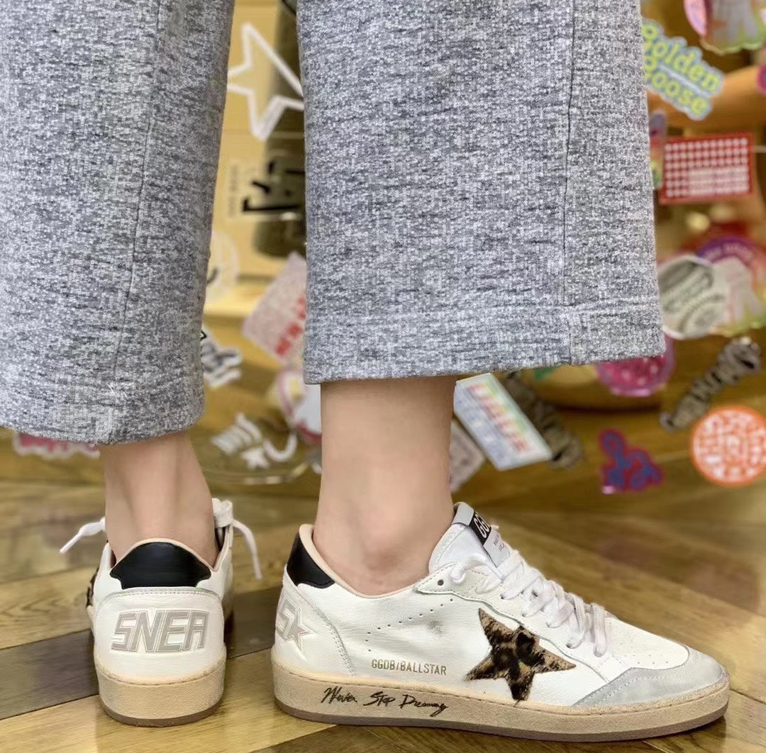 Golden Goose Vintage Distressed Sneakers #281
