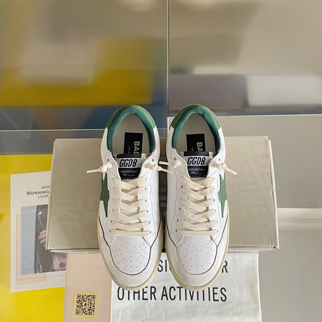 Golden Goose Vintage Distressed Sneakers #127