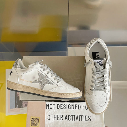 Golden Goose Vintage Distressed Sneakers #128