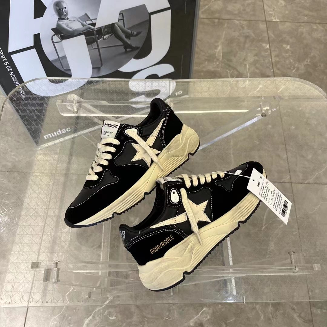 Golden Goose Vintage Distressed Sneakers #229
