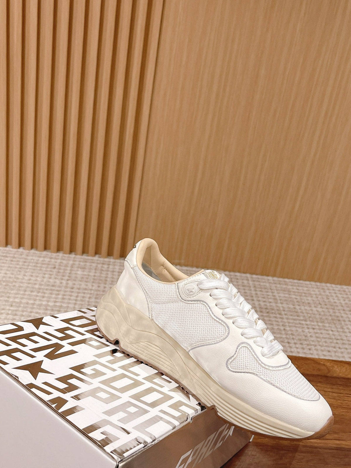 Golden Goose Vintage Distressed Sneakers #220