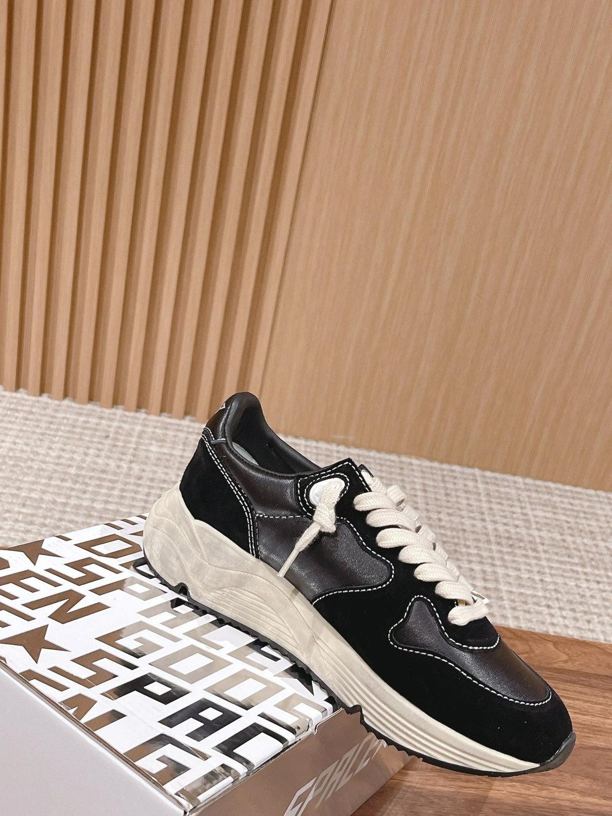 Golden Goose Vintage Distressed Sneakers #131