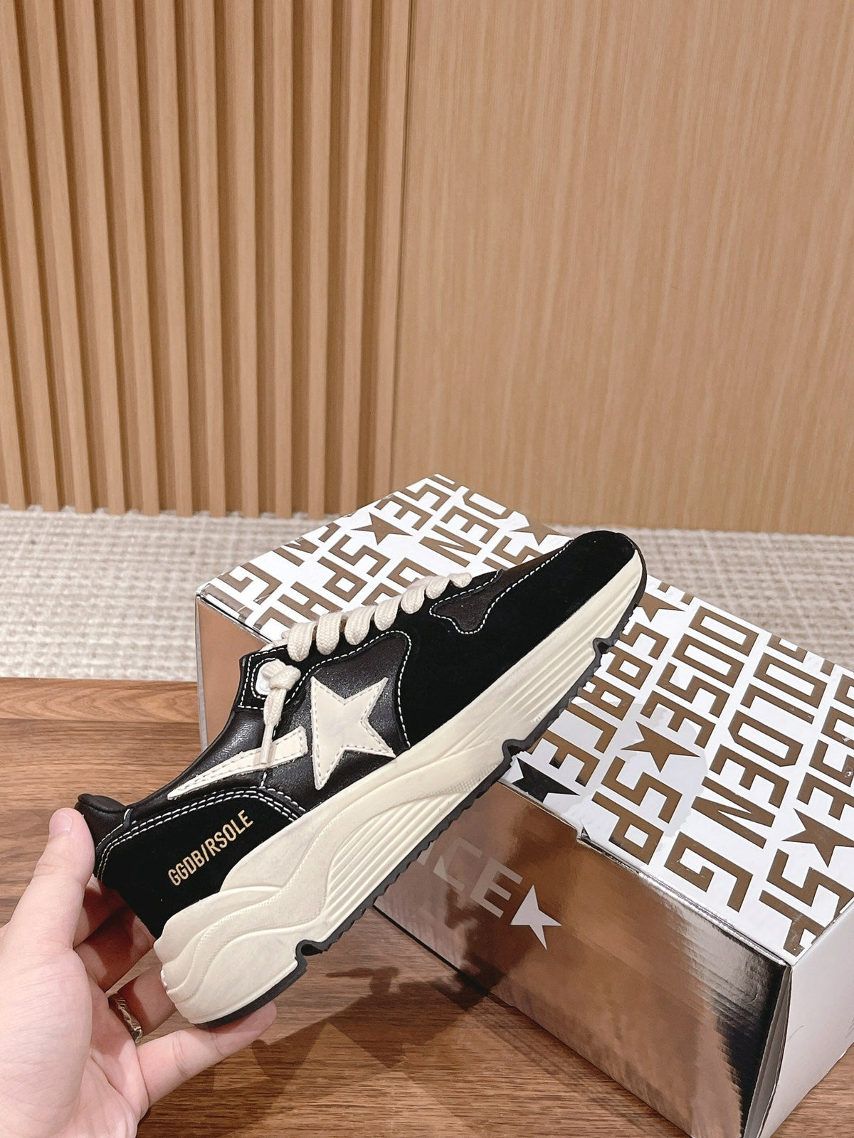 Golden Goose Vintage Distressed Sneakers #131