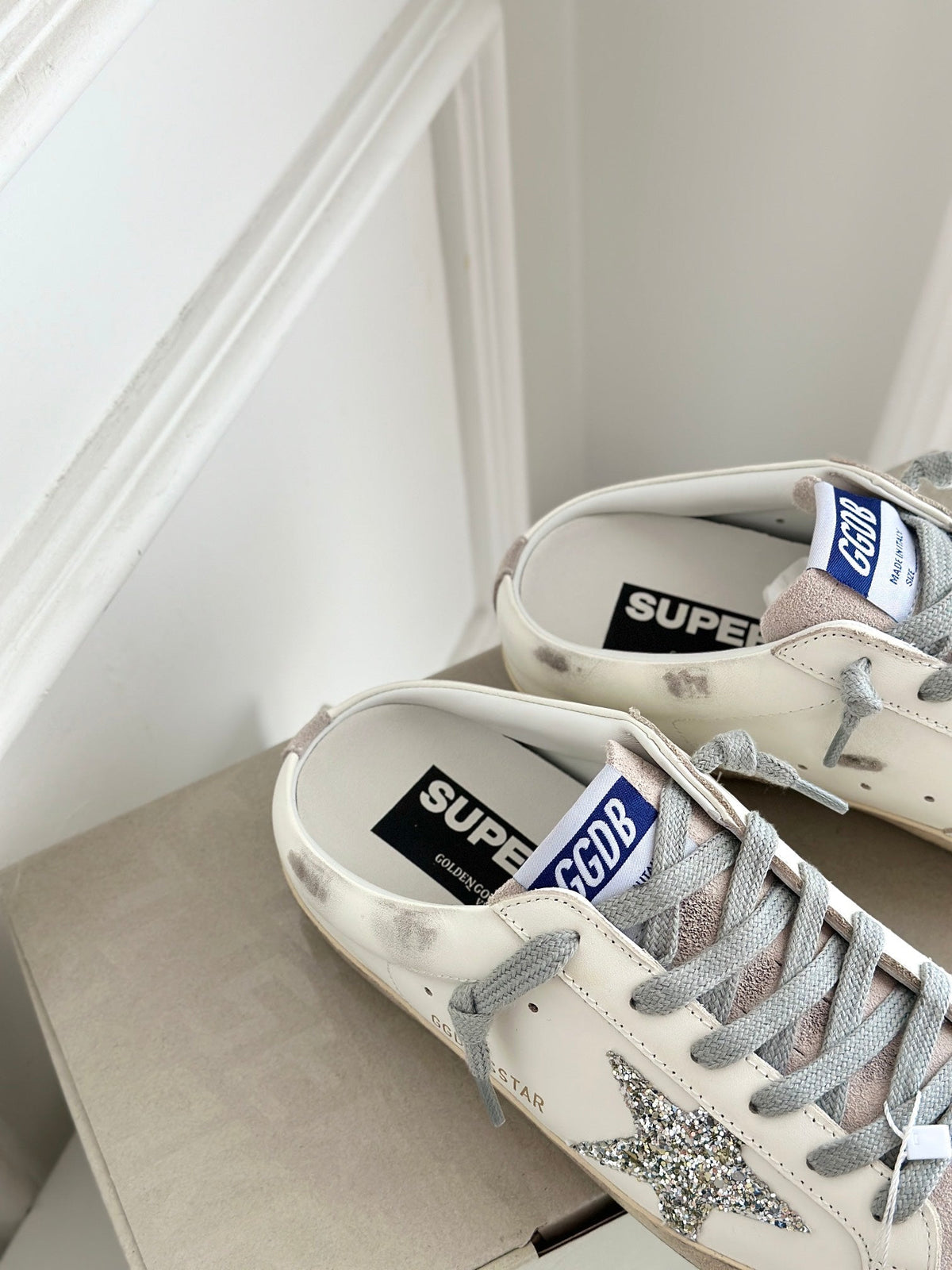 Golden Goose Vintage Distressed Sneakers #240