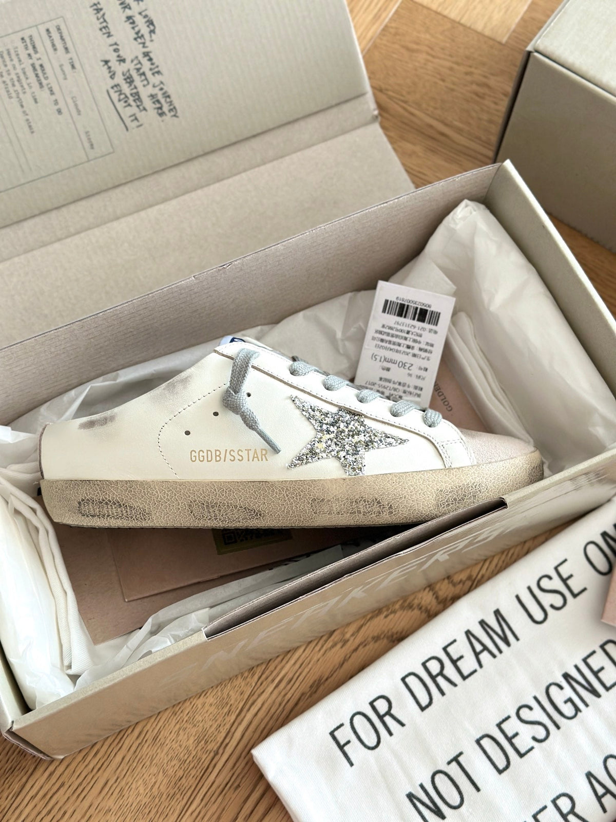 Golden Goose Vintage Distressed Sneakers #240