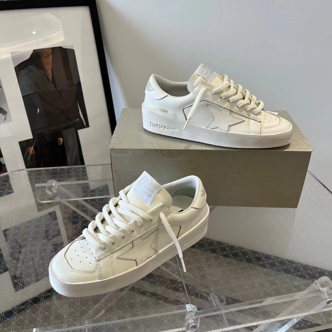 Golden Goose Vintage Distressed Sneakers #153