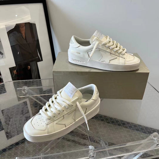 Golden Goose Vintage Distressed Sneakers #153