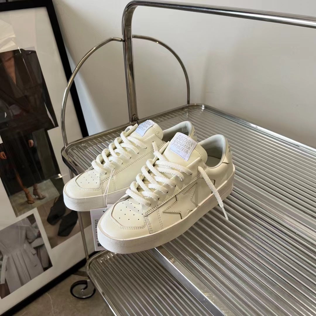 Golden Goose Vintage Distressed Sneakers #153