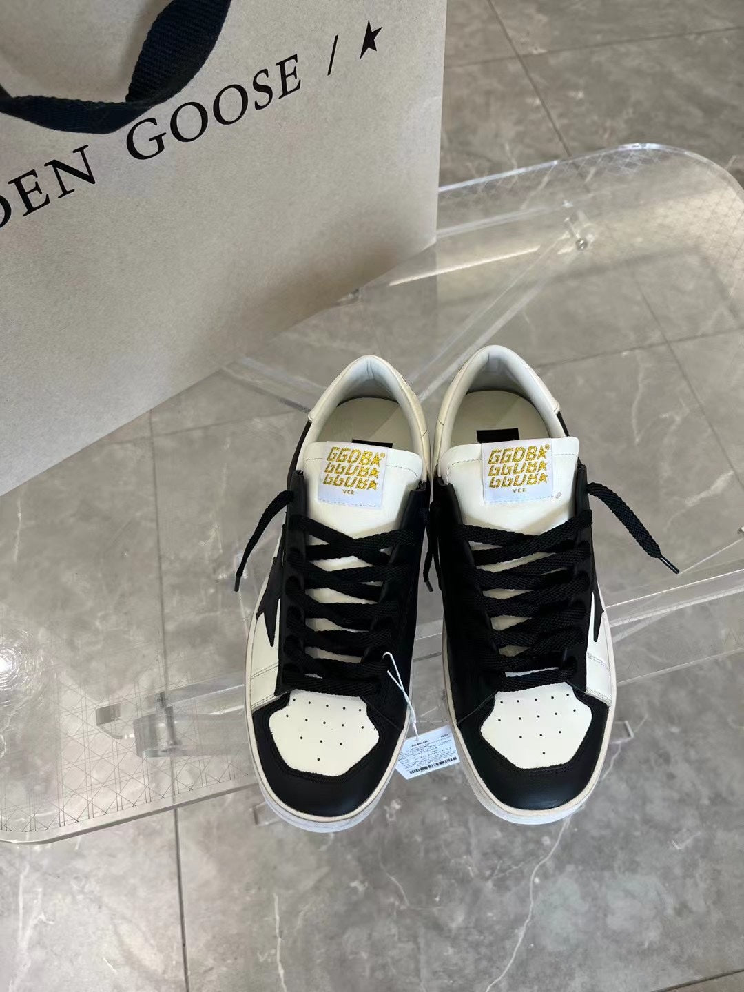 Golden Goose Vintage Distressed Sneakers #038