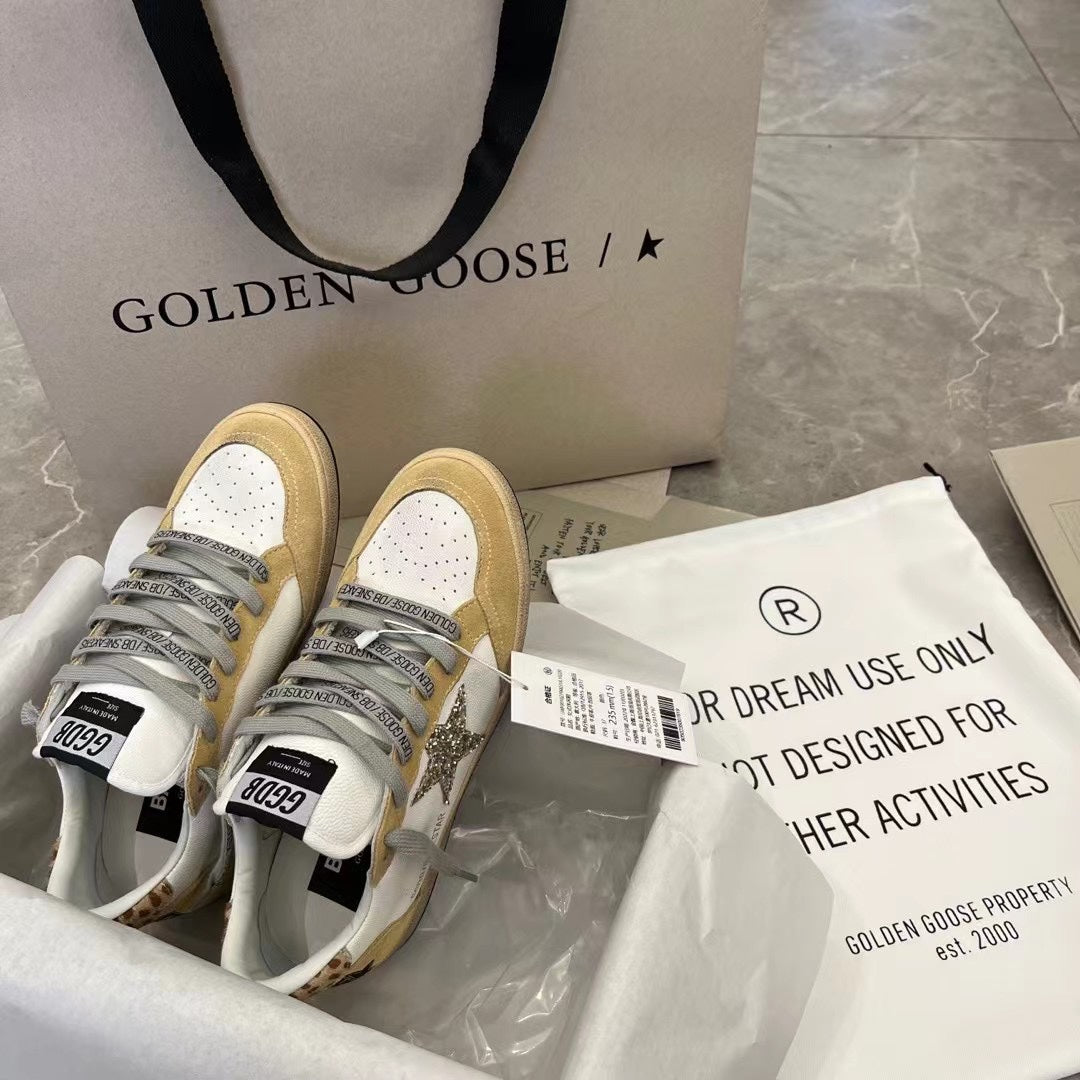 Golden Goose Vintage Distressed Sneakers #040