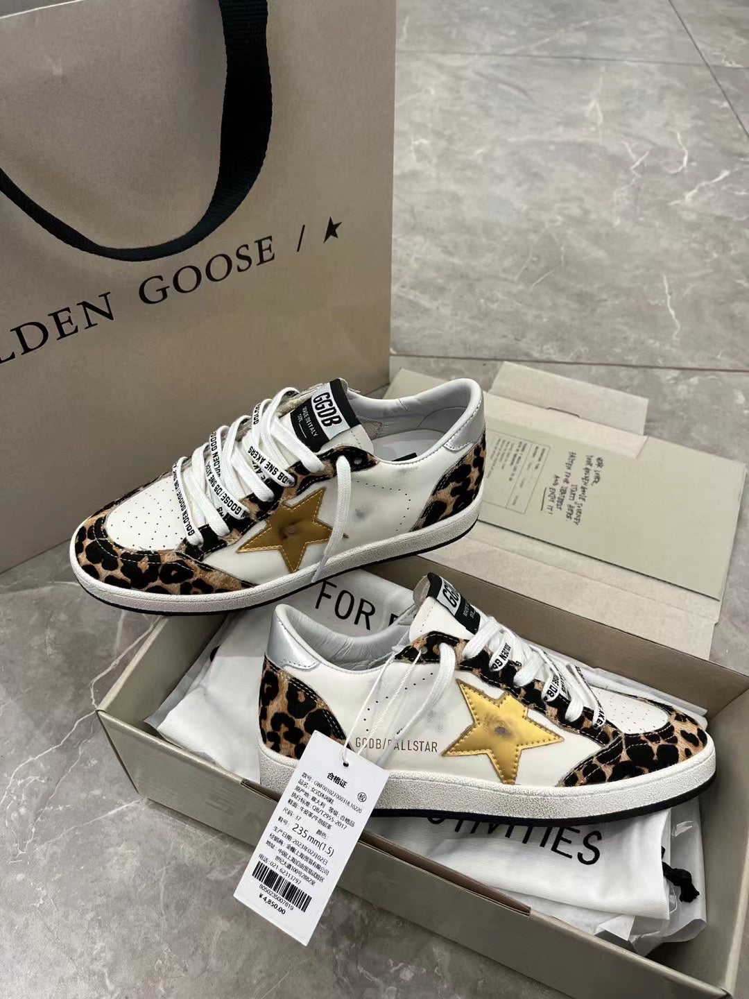 Golden Goose Vintage Distressed Sneakers #041