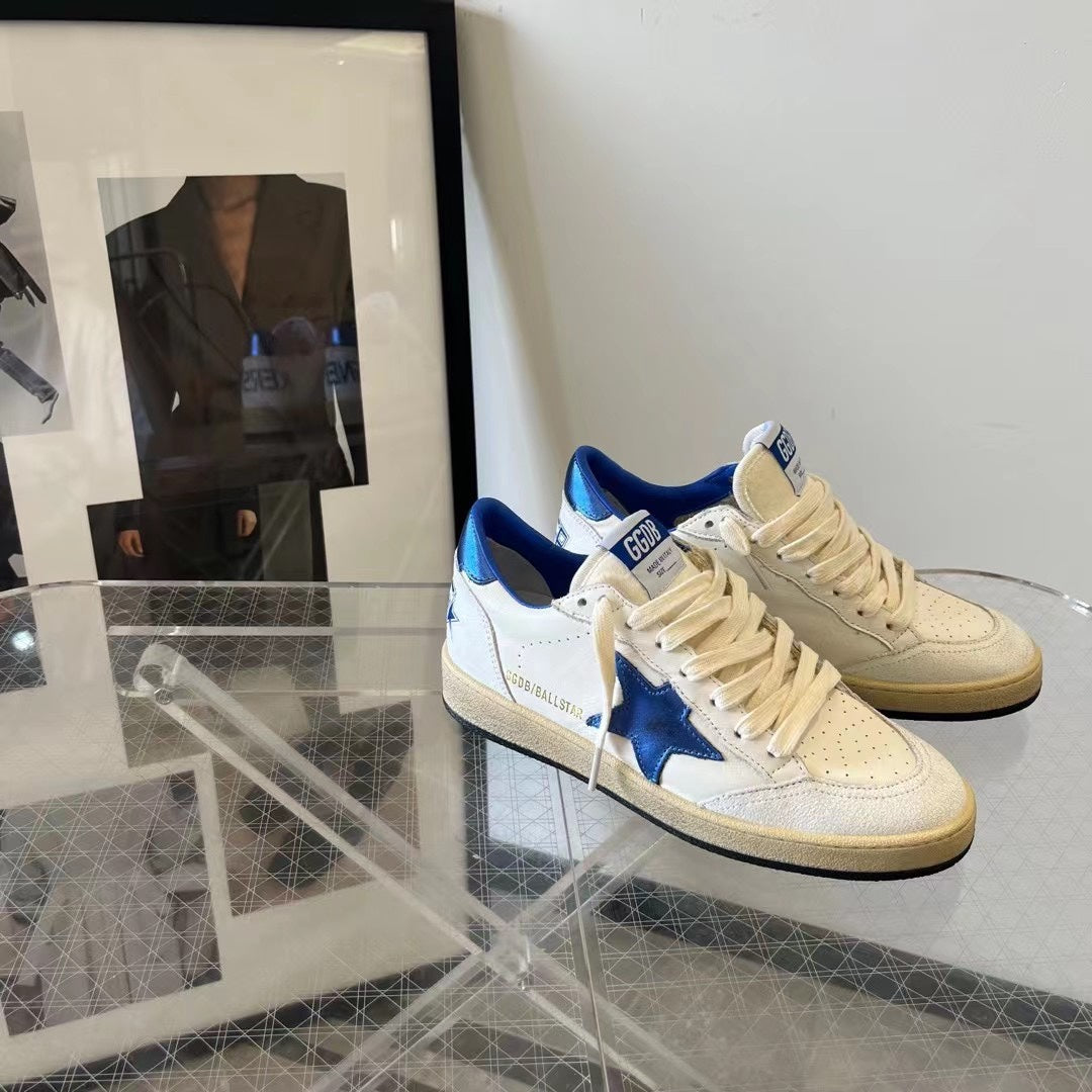Golden Goose Vintage Distressed Sneakers #255