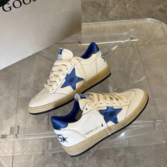Golden Goose Vintage Distressed Sneakers #255