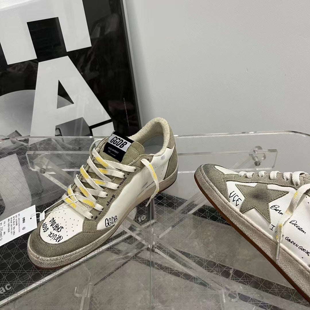 Golden Goose Vintage Distressed Sneakers #271