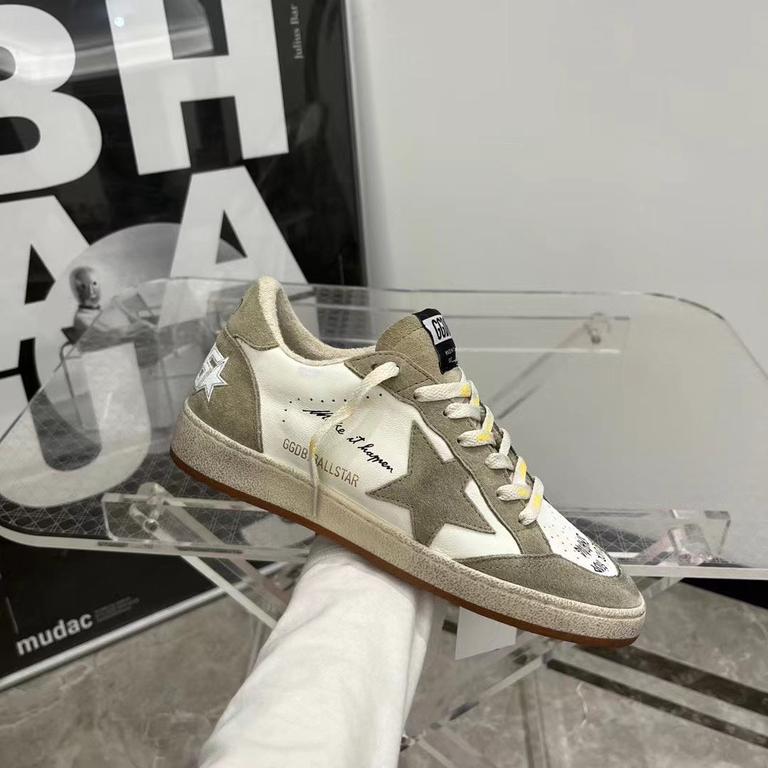 Golden Goose Vintage Distressed Sneakers #271