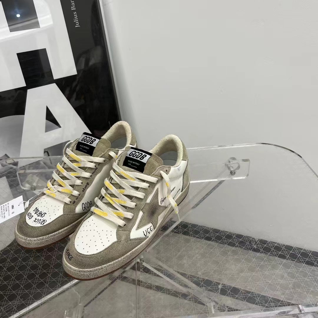Golden Goose Vintage Distressed Sneakers #271
