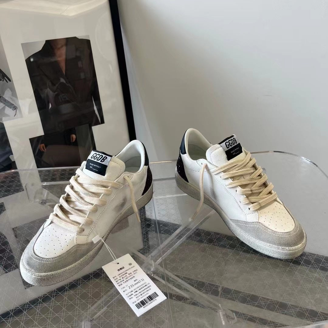 Golden Goose Vintage Distressed Sneakers #254