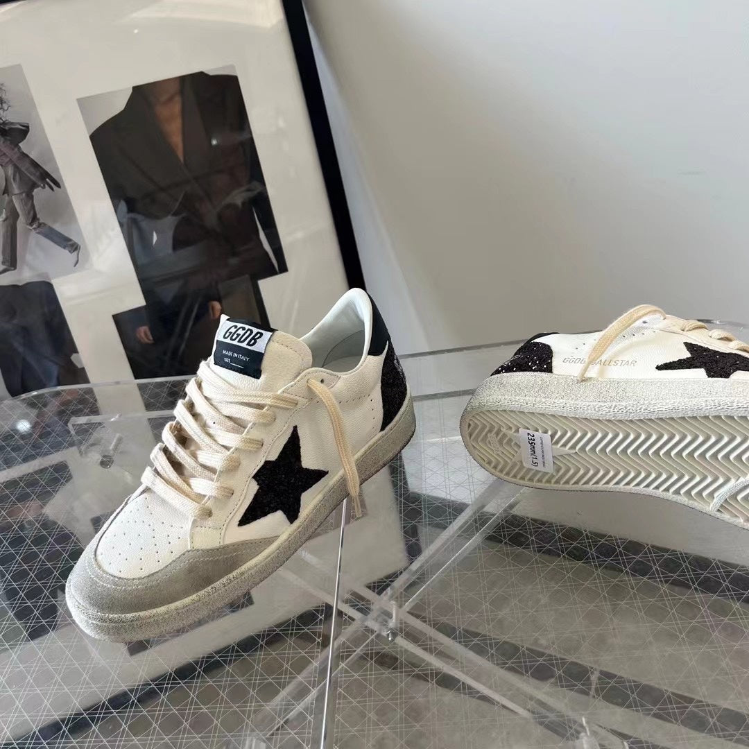 Golden Goose Vintage Distressed Sneakers #254