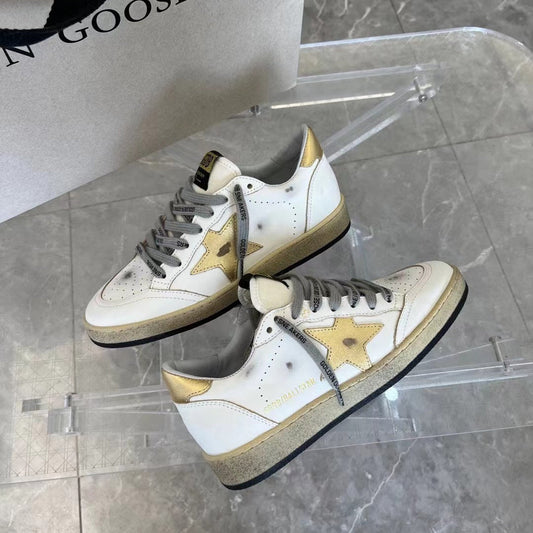Golden Goose Vintage Distressed Sneakers #253