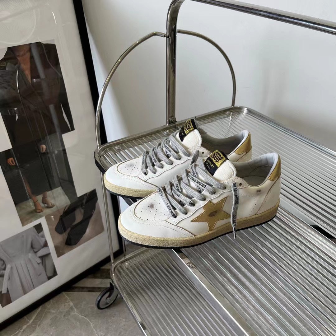 Golden Goose Vintage Distressed Sneakers #253