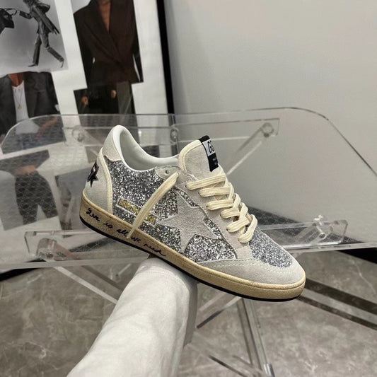 Golden Goose Vintage Distressed Sneakers #155
